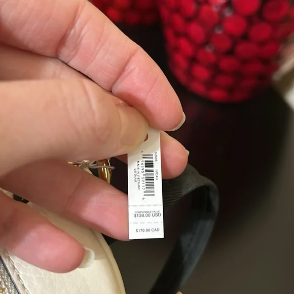 Coach NWT Mini Court Backpack Bag Charm With Floral Print - Picture 12 of 12